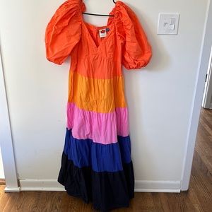 Farm Rio Colorblock Dress - Size L